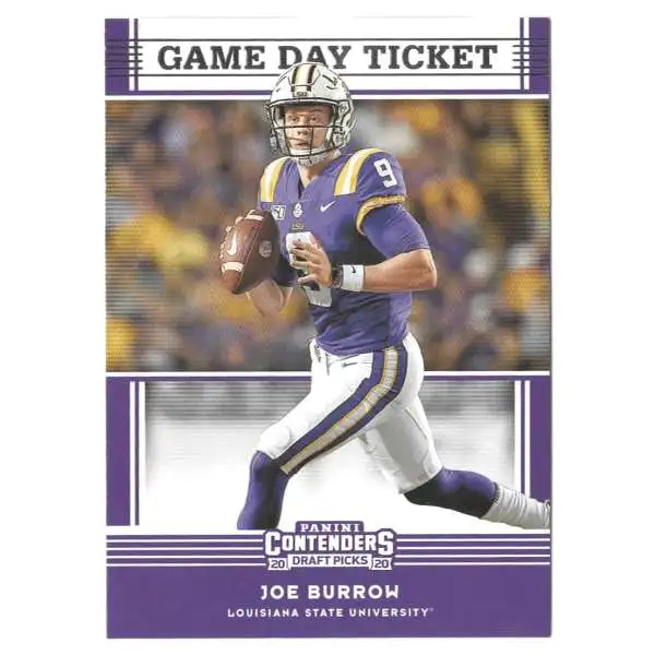 NFL 2020 Contenders Draft Picks Joe Burrow #1 [Game Day Ticket Rookie]