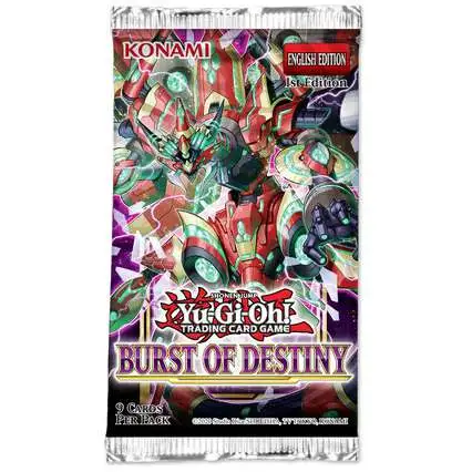 YuGiOh Burst of Destiny Booster Pack [9 Cards]