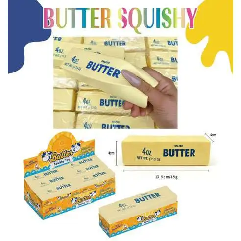 Butter Squishy 5-Inch Stress Squishy Fidget Toy