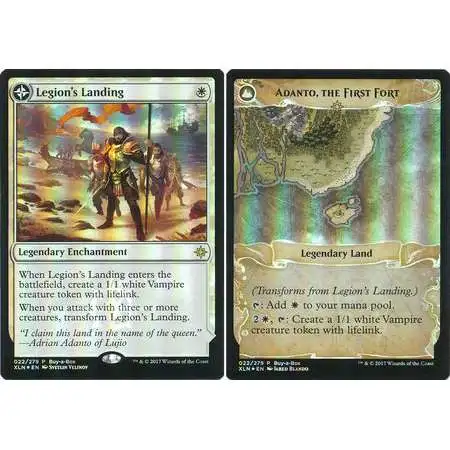 MtG Trading Card Game Ixalan Promo Adanto, the First Fort / Legion's Landing [FOIL Buy-a-Box Promo]