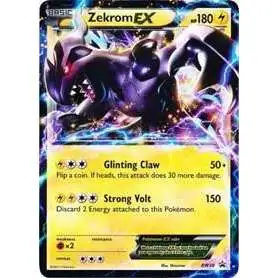 Pokemon Black & White Promo Ultra Rare Zekrom EX BW38 [Damage]