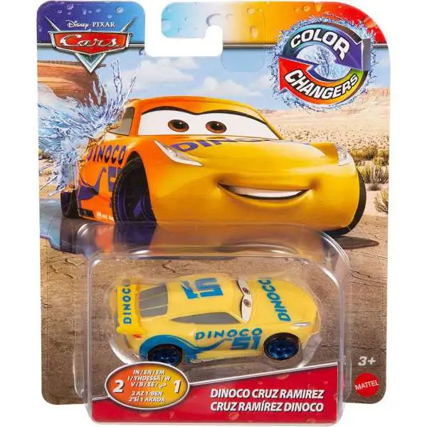 Disney / Pixar Cars Cars 3 Color Changers Dinoco Cruz Ramirez Diecast Car