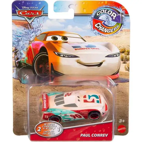 Disney / Pixar Cars Cars 3 Color Changers Paul Conrev Diecast Car