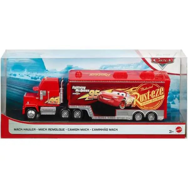 Truck Lightning McQueen Mattel Disney Pixar Dinoco Cars mack hauler #95 