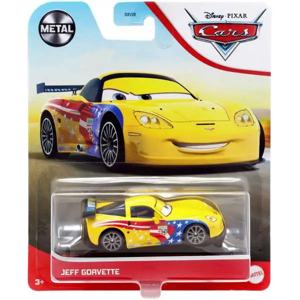 Mattel Disney Pixar Cars 3 Diecast Auto Raoul Caroule & Jeff Corvette Neuware 