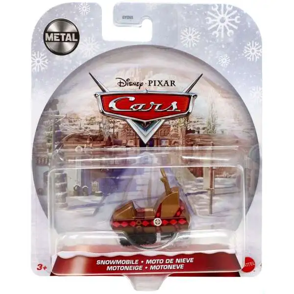 Disney / Pixar Cars Cars Holiday Metal Snowmobile Diecast Car [Damaged Package]