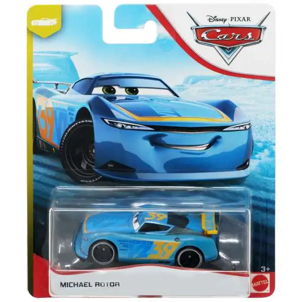 Disney / Pixar Cars Cars 3 "Next-Gen" Piston Cup Racers Michael Rotor Diecast Car [Version 2, Damaged Package]