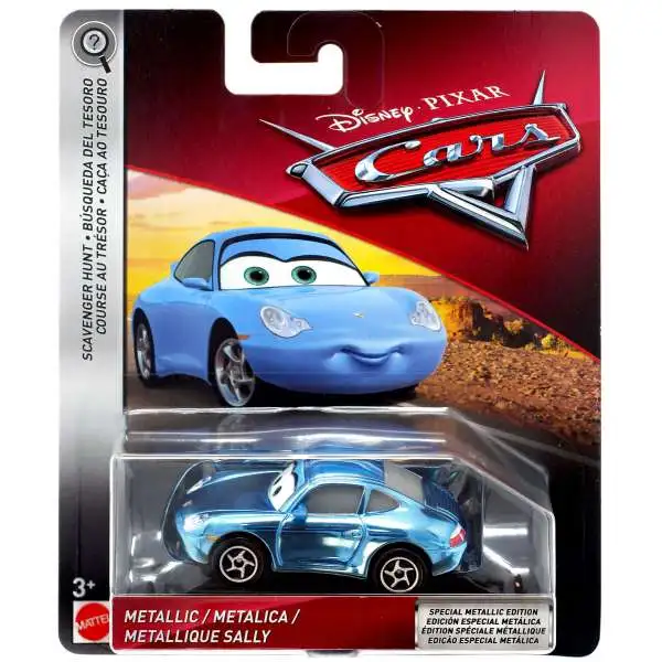 Disney / Pixar Cars 3 Scavenger Hunt Metallic Sally Diecast Car