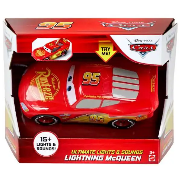 Disney / Pixar Cars Cars 3 Ultimate Lights & Sounds Lightning McQueen Vehicle [Damaged Package]