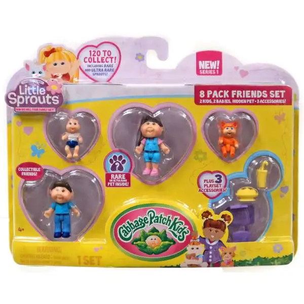 Cabbage Patch Kids Little Sprouts Brook Jade Mini Figure 8-Pack [Damaged Package]