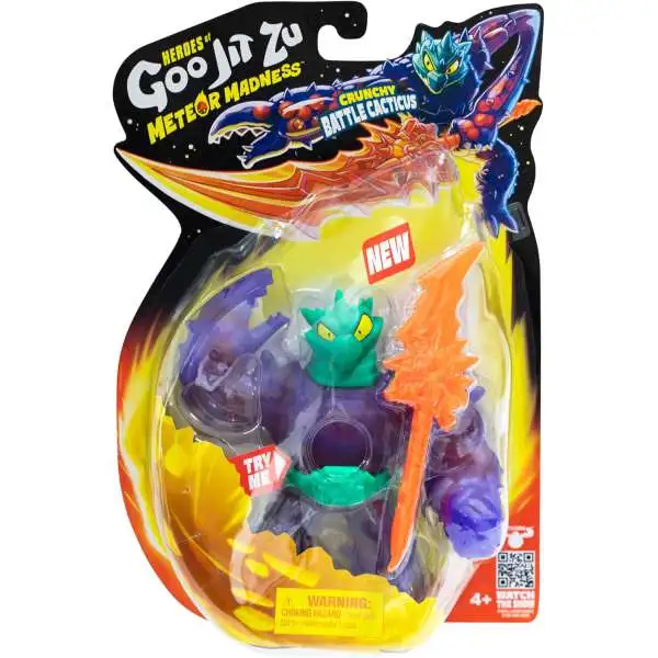 Heroes of Goo Jit Zu Meteor Madness Battle Cacticus Action Figure [Crunchy]