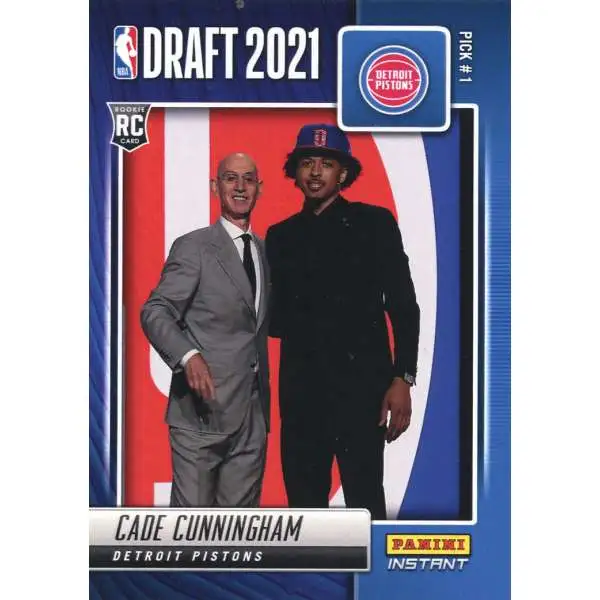NBA Detroit Pistons 2021-22 Instant Draft Night Basketball Cade Cunningham