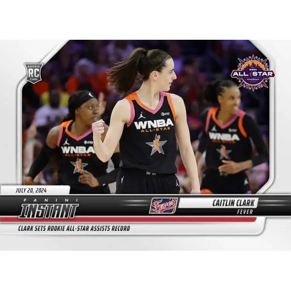 WNBA 2024 Instant Basketball Caitlin Clark #162 [Rookie, Sets Rookie All-Star Assists Record]