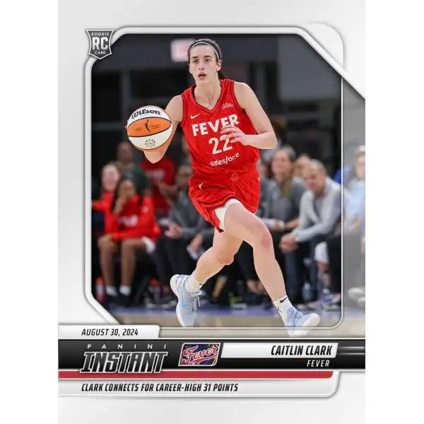 WNBA Indiana Fever 2024 Instant Basketball Caitlin Clark #191 [Rookie, Connects for Career-High 31 Points]