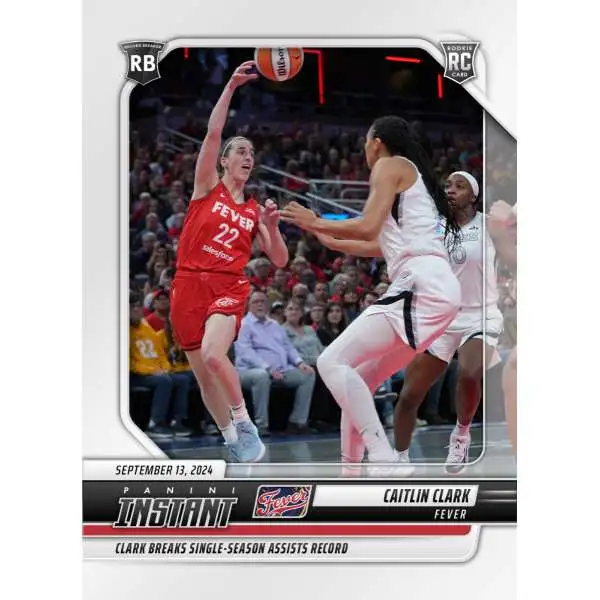 WNBA Indiana Fever 2024 Instant Basketball Caitlin Clark #213 [Rookie, Breaks Single Season Assists Record]