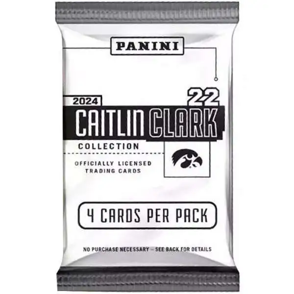 NCAA Panini 2024 Caitlin Clark Collection Trading Card BLASTER Pack [4 Cards]