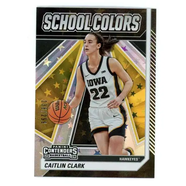 NCAA 2024 Panini Caitlin Clark Collection 238/299 Pointed Stars Caitlin Clark SC2