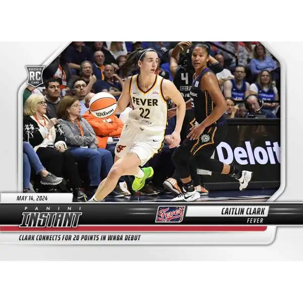 WNBA Indiana Fever 2024 Instant Basketball Caitlin Clark #10 [Rookie, Connects For 20 Points in WNBA Debut]