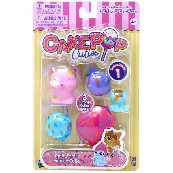 Cakepop Cuties Series 1 Cutie Family Multipack [Strawberry Shortcat]