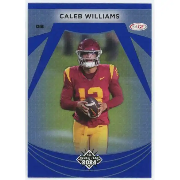 NFL 2024 Sage High Series Blue Caleb Williams #107 [Rookie]