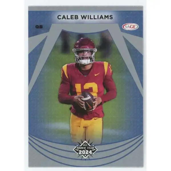 NFL 2024 Sage High Series Silver Caleb Williams #107 [Rookie]