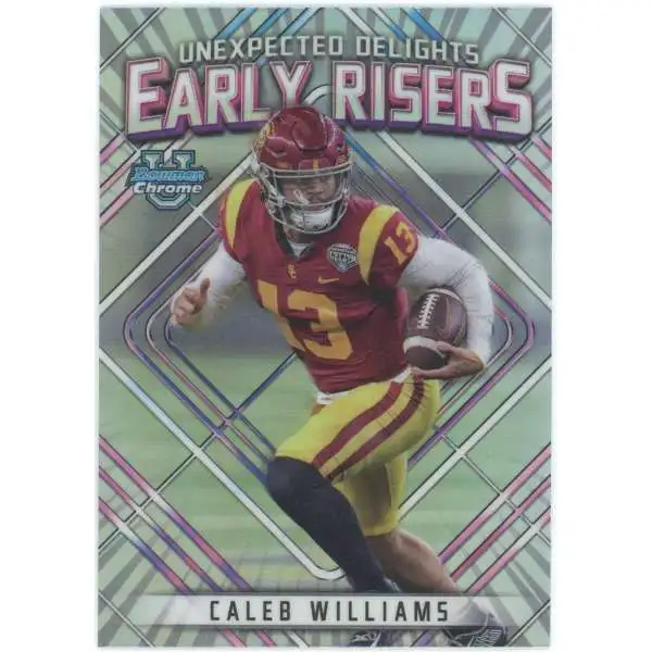 NFL 2023 Bowman Chrome U Caleb Williams ER-1 [Rookie, Early Risers]