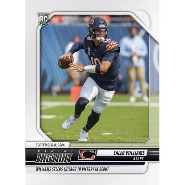 NFL Chicago Bears 2024 Instant Football Caleb Williams #26 [Rookie, Steers Chicago to Victory in Debut]