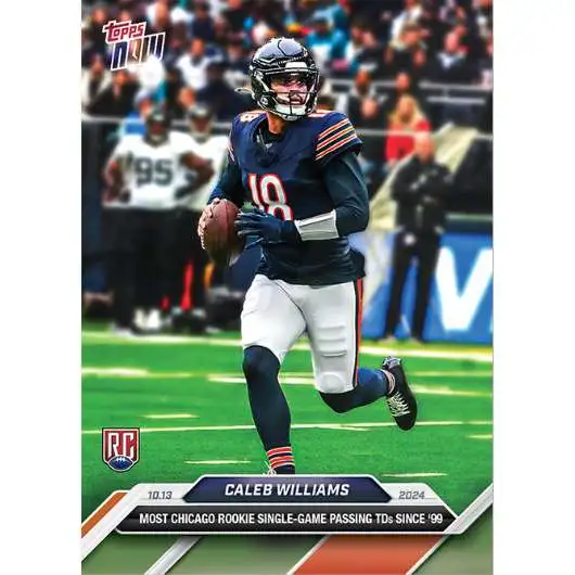 NFL Chicago Bears 2024 NOW Football Caleb Williams #9 [Rookie, Most Chicago Rookie SIngle Game Passing TD's Since '99]