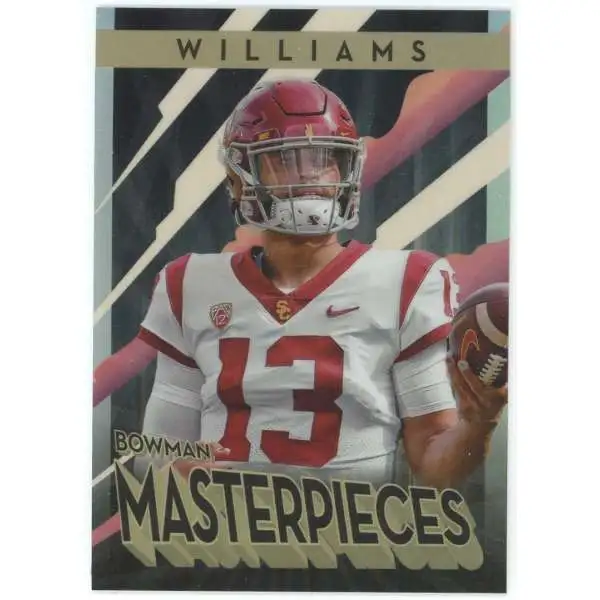 NFL 2022 Bowman's Best University Caleb Williams BM-4 [Rookie, Masterpieces]