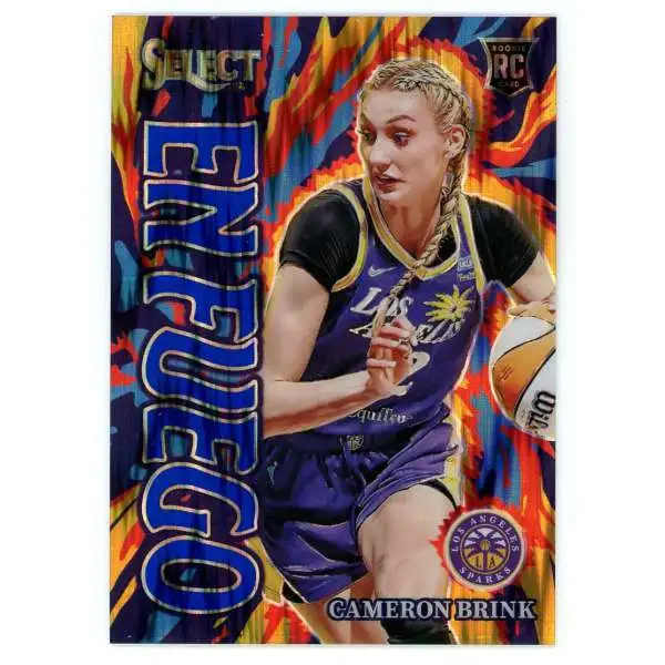 2024 Panini WNBA Select Basketball Blue Flash Prizm 48/99 Cameron Brink #5 [Rookie]