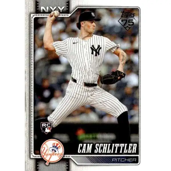 MLB New York Yankees 2026 Topps Series 1 Baseball Cam Schlittler #111 [Rookie]