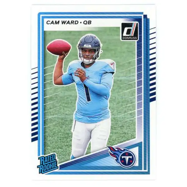 NFL 2025 Panini Donruss Football Rated Rookies Cam Ward #350