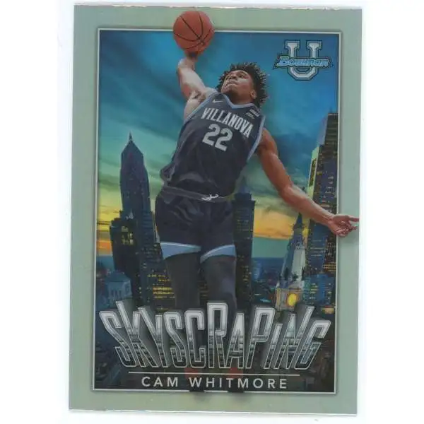 NBA 2022-23 Bowman University Chrome Refractor Cam Whitmore S-12 [Rookie, Skyscraping]