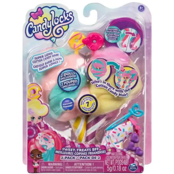 Candylocks Sweet Treats BFF Jilly Jelly & Donna Nut 2-Pack