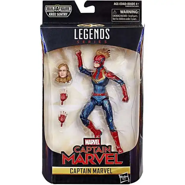 Marvel Legends Kree Series Captain Marvel Action Figure [Red & Blue Suit]
