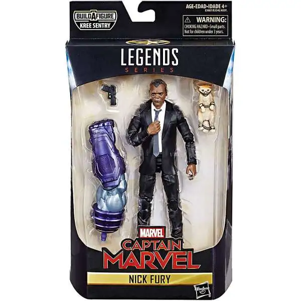 Captain Marvel Marvel Legends Kree Series Nick Fury Action Figure [Damaged Package]