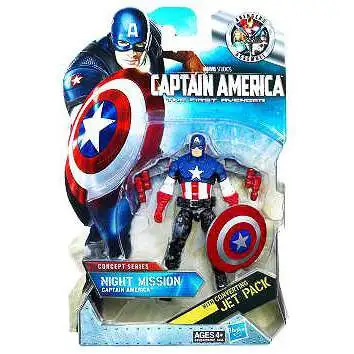The First Avenger Concept Series Night Mission Captain America Action Figure #14