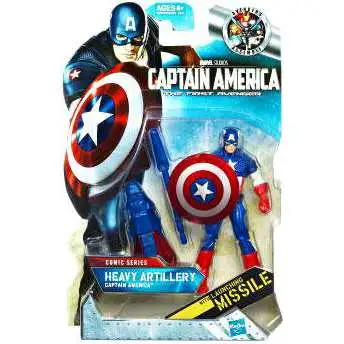 The First Avenger Comic Series Heavy Artillery Captain America Action Figure #2