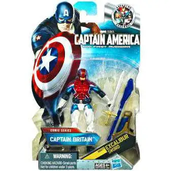 Captain America The First Avenger Comic Series Captain Britain Action Figure #6