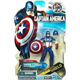 The First Avenger Comic Series Super Combat Captain America Action Figure #7