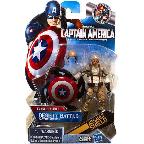 The First Avenger Concept Series Desert Battle Captain America Action Figure #16