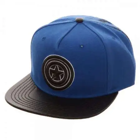 Marvel Captain America Carbon Fiber Snapback Cap Apparel