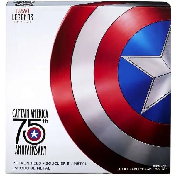 Marvel Legends 75th Anniversary Captain America Metal Shield Prop Replica
