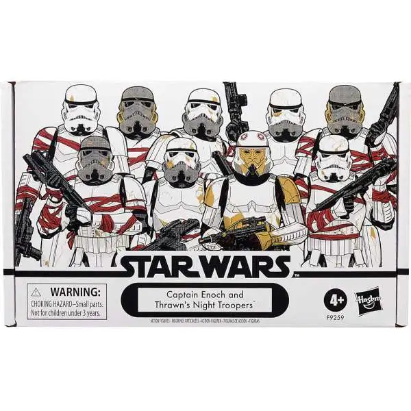 Star Wars Ahsoka Vintage Collection Captain Enoch & Thrawn's Night Troopers Action Figure 4-Pack