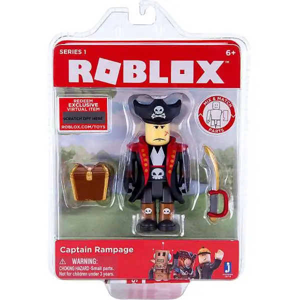 Roblox Captain Rampage 3 Action Figure Jazwares - ToyWiz