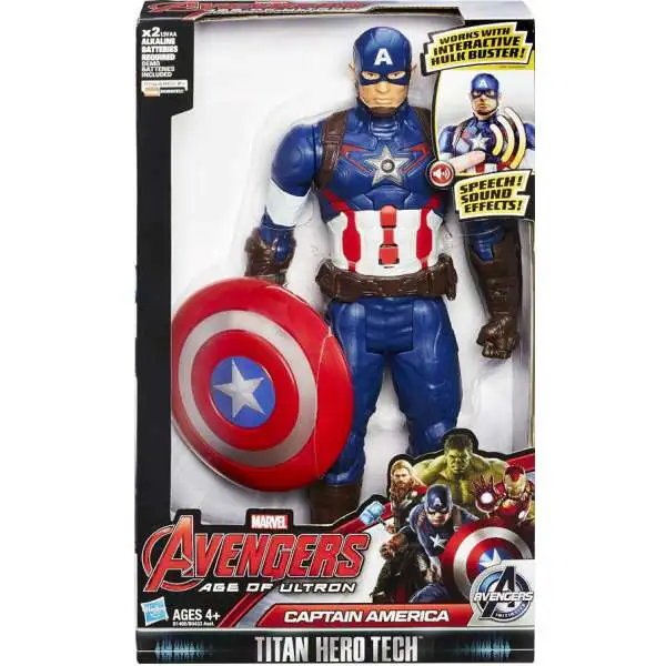 Marvel Avengers Age of Ultron Titan Hero Tech Captain America Action Figure [Electronic]