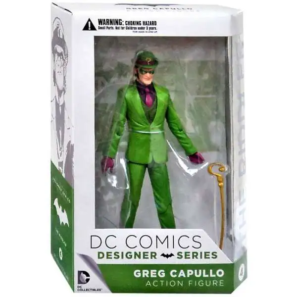 DC Batman Designer Greg Capullo Series 1 Riddler Action Figure #4
