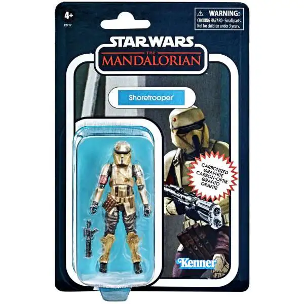 Star Wars The Mandalorian Vintage Collection Shoretrooper Exclusive Action Figure [Carbonized]