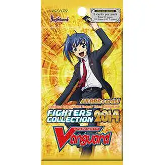 Cardfight Vanguard Trading Card Game Fighters Collection 2014 Booster Pack VGE-FC02 [3 Cards]