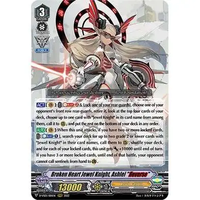 Cardfight Vanguard V Clan Collection Vol.5 RRR Rare Broken Heart Jewel Knight, Ashlei "Reverse" D-VS05/001